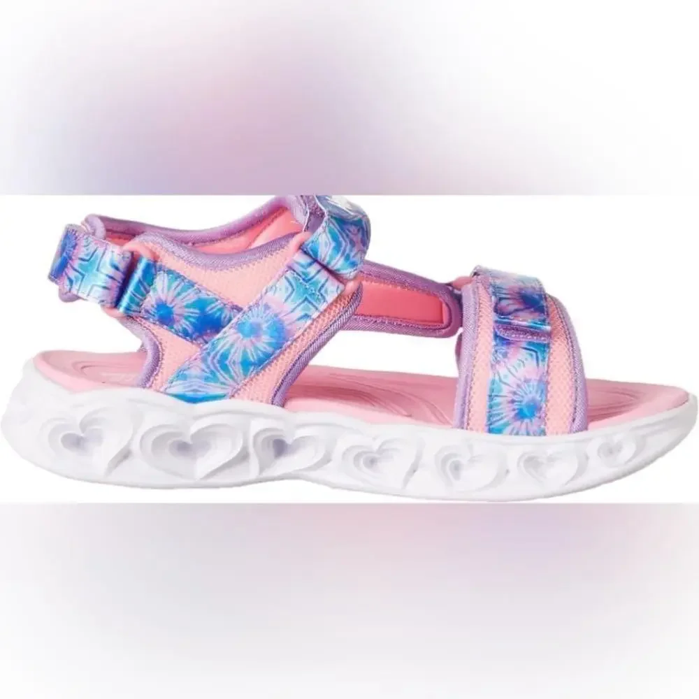 Skechers Child Heart Lights Sandals-Color Groove Sneaker